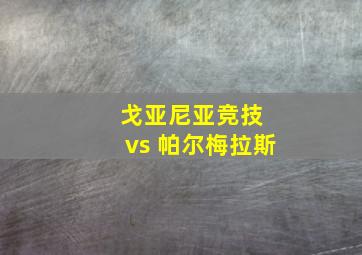 戈亚尼亚竞技 vs 帕尔梅拉斯